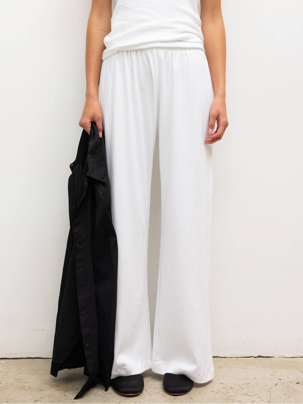 LESET Nando Lounge Pant White XS | Never Worn